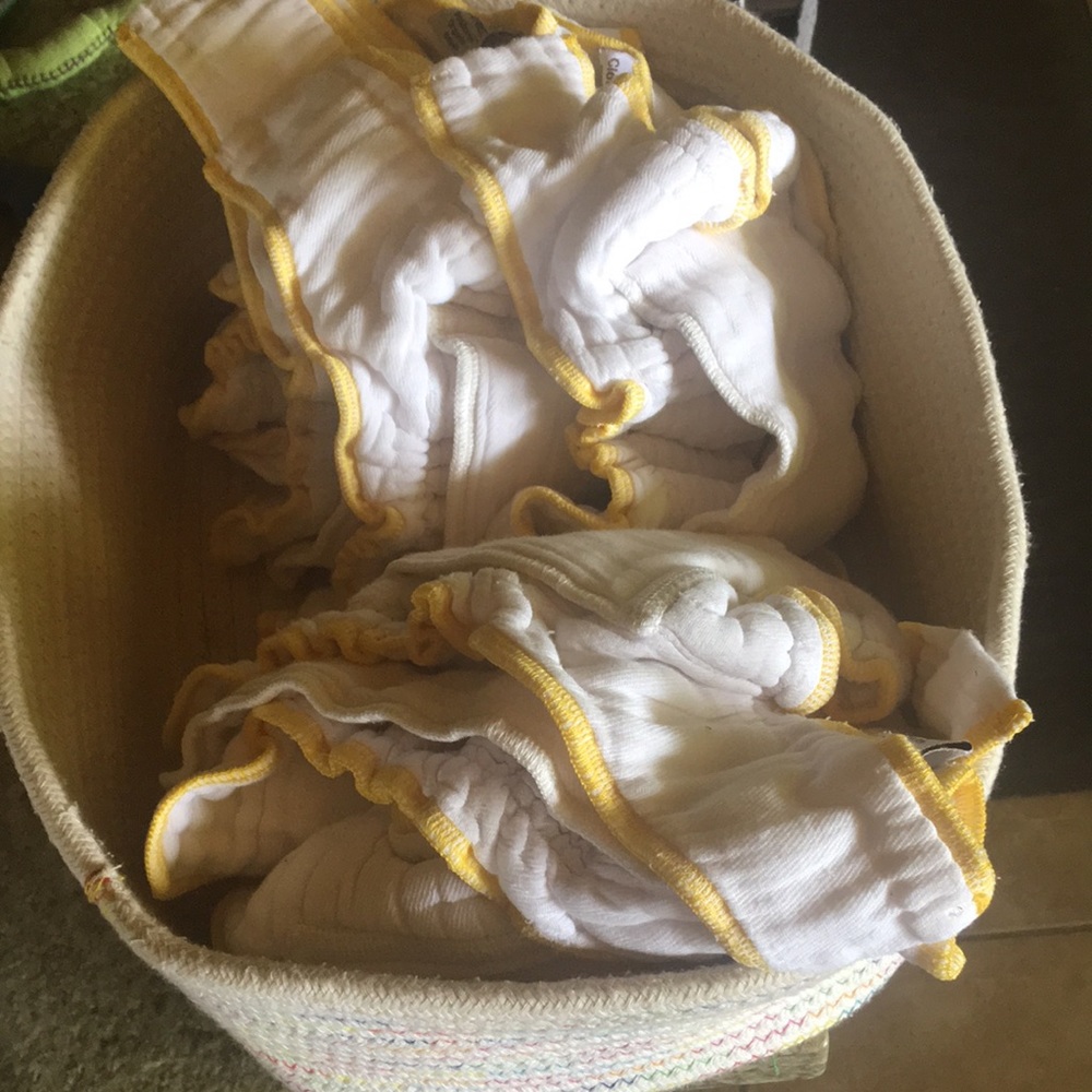 SOLD Cloth diapers size 1